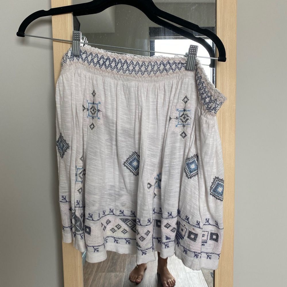 Free People strapless top